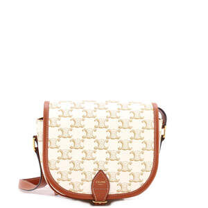 Celine Folco Bag Triomphe Coated Canvas #244960C12B